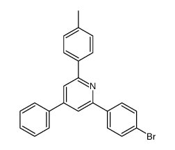 2-(4-BROMOPHENYL)-4-PHENYL-6-(4-TOLYL)PYRIDINE Structure