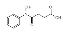 4-(METHYLANILINO)-4-OXOBUTANOIC ACID结构式
