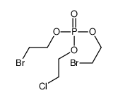 bis(2-bromoethyl) 2-chloroethyl phosphate Structure