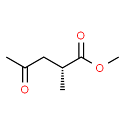 Pentanoic acid, 2-methyl-4-oxo-, methyl ester, (2R)- (9CI) structure