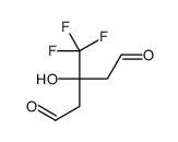 3-hydroxy-3-(trifluoromethyl)pentanedial Structure