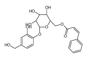 [2-Hydroxy-4-(hydroxymethyl)phenyl]6-O-(3-phenyl-1-oxo-2-propenyl)-β-D-allopyranoside picture