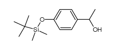 1-[4-(tert-butyl-dimethylsilanoxy)phenyl]ethanol结构式