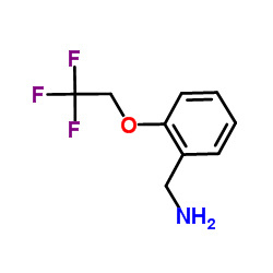 BenzeneMethanamine, 2-(2,2,2-trifluoroethoxy)- Structure