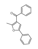 3-benzoyl-2-methyl-5-phenylfuran Structure