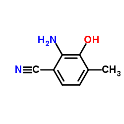 2-Amino-3-hydroxy-4-methylbenzonitrile结构式
