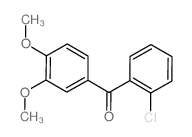 2-CHLORO-3',4'-DIMETHOXYBENZOPHENONE structure