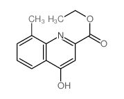 2-Quinolinecarboxylicacid, 4-hydroxy-8-methyl-, ethyl ester picture
