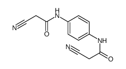 2-cyano-N-[4-[(2-cyanoacetyl)amino]phenyl]acetamide结构式