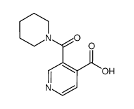 3-(piperidin-1-ylcarbonyl)isonicotinic acid结构式