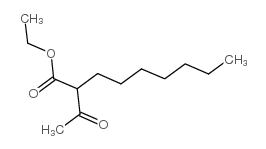 Ethyl 2-acetylnonanoate Structure