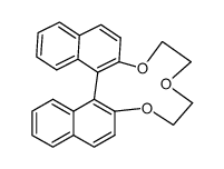 2,2'-binaphthylidyl-11-crown-3结构式