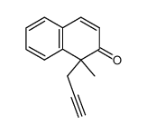 1-Propargyl-1-methyl-2-oxo-1,2-dihydro-naphthalin Structure