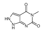 5-methyl-1,2-dihydropyrazolo[3,4-d]pyrimidine-4,6-dione结构式