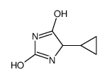 5-Cyclopropyl-2,4-imidazolidinedione结构式