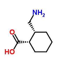 (1S,2R)-2-(Aminomethyl)cyclohexanecarboxylic acid Structure