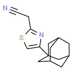 [4-(1-adamantyl)-1,3-thiazol-2-yl]acetonitrile Structure