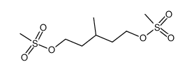 3-methyl-1,5-pentanediyl dimesylate结构式