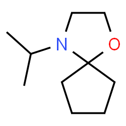 1-Oxa-4-azaspiro[4.4]nonane,4-(1-methylethyl)-(9CI) Structure