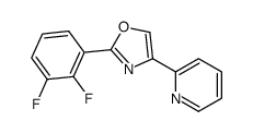 2-(2,3-二氟苯基)-4-(吡啶-2-基)-1,3-噁唑结构式