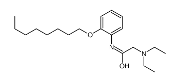 2-(diethylamino)-N-(2-octoxyphenyl)acetamide结构式