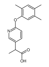 2-[6-(2,4,5-Trimethyl-phenoxy)-pyridin-3-yl]-propionic acid Structure