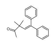 3,3-dimethyl-5,5-diphenylpent-4-en-2-one结构式