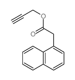 1-Naphthaleneaceticacid, 2-propyn-1-yl ester structure