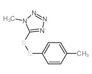 1-Methyl-5-((4-methylphenyl)dithio)-1H-tetraazole structure