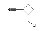 3-Methylen-2-chlormethylcyclobutancarbonitril结构式