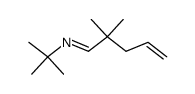 tert-butyl-(2,2-dimethyl-pent-4-enylidene)-amine Structure