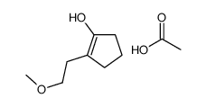 acetic acid,2-(2-methoxyethyl)cyclopenten-1-ol Structure