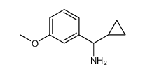 Benzenemethanamine, alpha-cyclopropyl-3-methoxy- (9CI) structure