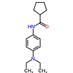 Cyclopentanecarboxamide, N-[4-(diethylamino)phenyl]- (9CI)结构式