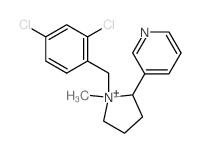 3-[1-[(2,4-dichlorophenyl)methyl]-1-methyl-2,3,4,5-tetrahydropyrrol-2-yl]pyridine picture