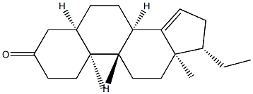 5β-Pregn-14-en-3-one结构式
