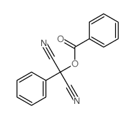 Propanedinitrile,2-(benzoyloxy)-2-phenyl- picture