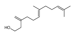 7,11-dimethyl-3-methylidenedodeca-6,10-dien-1-ol结构式