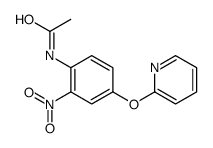 N-(2-nitro-4-pyridin-2-yloxyphenyl)acetamide结构式