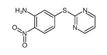 2-nitro-5-pyrimidin-2-ylsulfanylaniline Structure