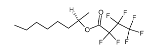 (R)-heptafluoro-butyric acid-(1-methyl-heptyl ester) Structure