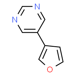 Pyrimidine, 5-(3-furanyl)- (9CI) structure