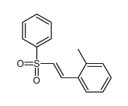 1-[2-(benzenesulfonyl)ethenyl]-2-methylbenzene结构式