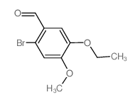 2-Bromo-5-ethoxy-4-methoxybenzaldehyde结构式