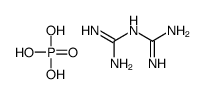 1-(diaminomethylidene)guanidine,phosphoric acid Structure