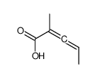 2-methylpenta-2,3-dienoic acid Structure
