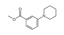 3-(1-哌啶基)苯甲酸甲酯结构式