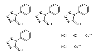 dicopper,1-phenyl-1,2,3-triaza-4-azanidacyclopent-2-en-5-imine,tetrahydrochloride结构式