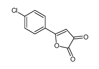 5-(4-chlorophenyl)furan-2,3-dione Structure