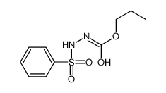 propyl N-(benzenesulfonamido)carbamate Structure